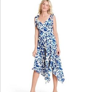 Alexis Botanical Tie Strap Asymmetrical He…